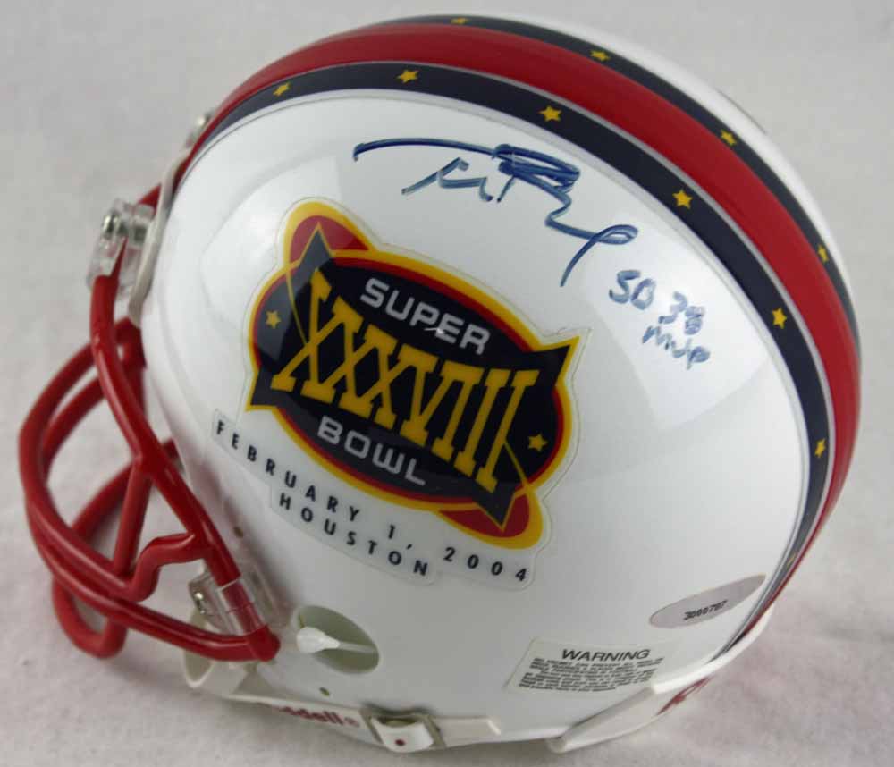 Tom Brady Signed Super Bowl 38 Football