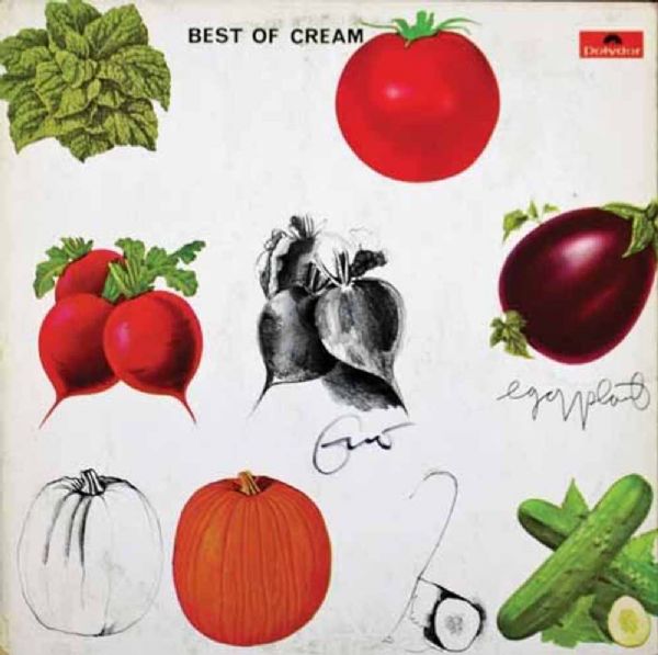 Eric Clapton Signed Record Album: "Best of Cream"