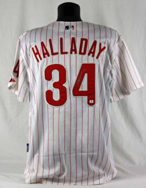 Roy Halladay Signed Philadelphia Phillies Pro Model Jersey