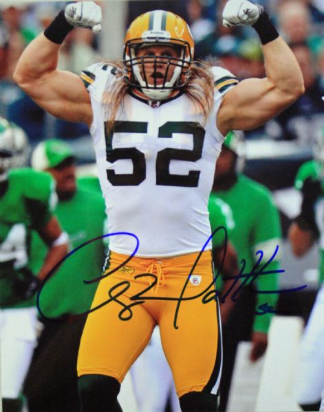 Clay Matthews III Signed 8" x 10" Color Photo