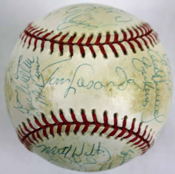 1995 LA Dodgers Team Signed ONL Baseball (35 Sigs)