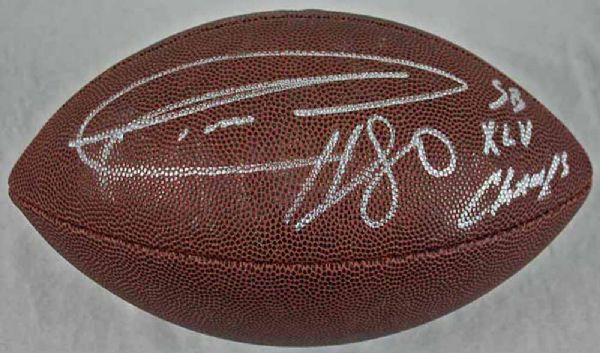 Donald Driver Signed NFL Composite Football w/"SB XLV Champs" Insc. (PSA/DNA)