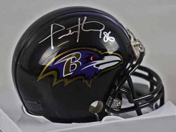 Todd Heap Signed Baltimore Ravens Mini Helmet