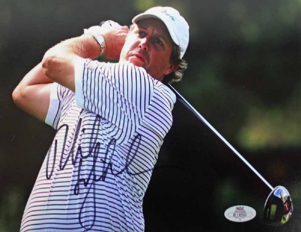 Phil Mickelson Signed 8" x 10" Color Photo