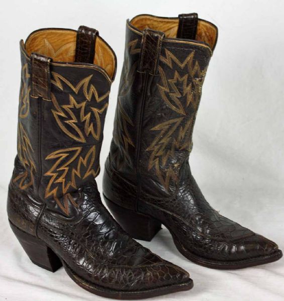 Audie Murphys Custom Designed Nudie Cowboy Boots