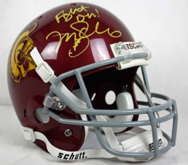 Mark Sanchez & Joe McKnight Dual Signed USC Trojans Full Sized Helmet