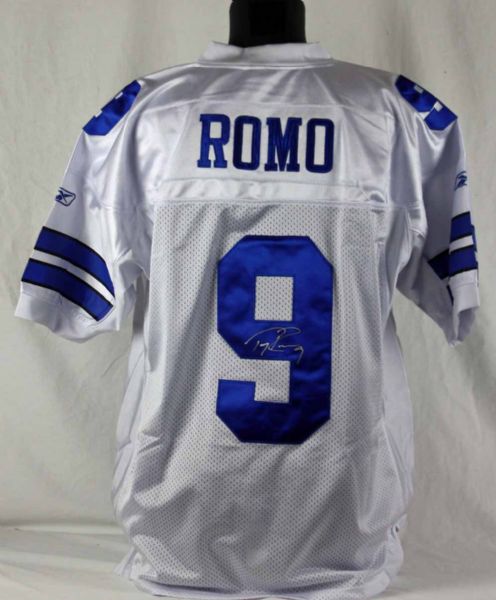 Tony Romo Signed Dallas Cowboys Pro Model Jersey