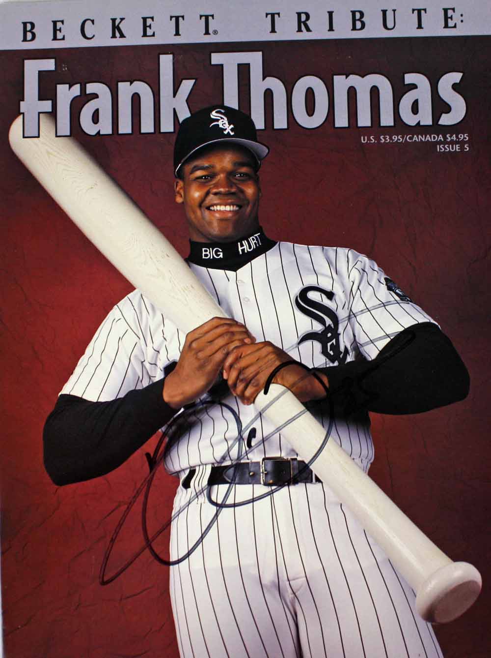 Lot Detail - Frank Thomas Signed 1994 Beckett Tribute Magazine