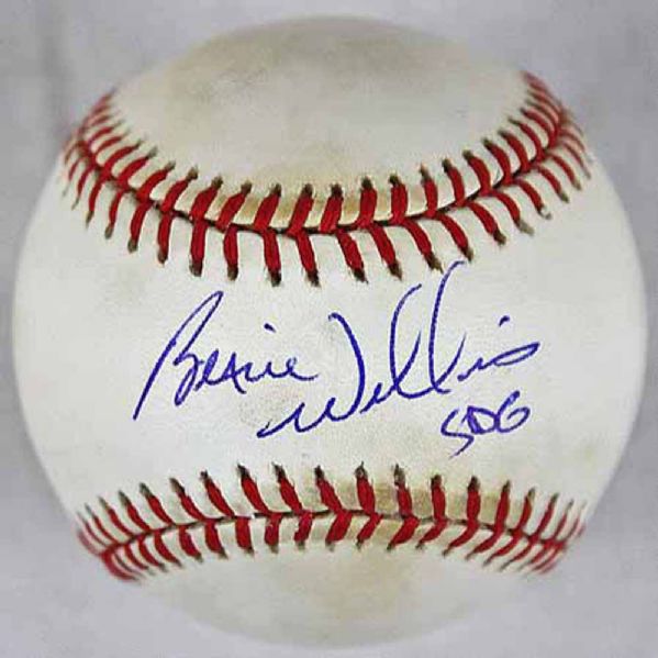 Bernie Williams Signed OAL Baseball