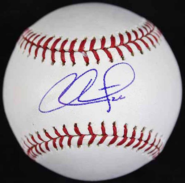 Chase Utley Signed OML Baseball