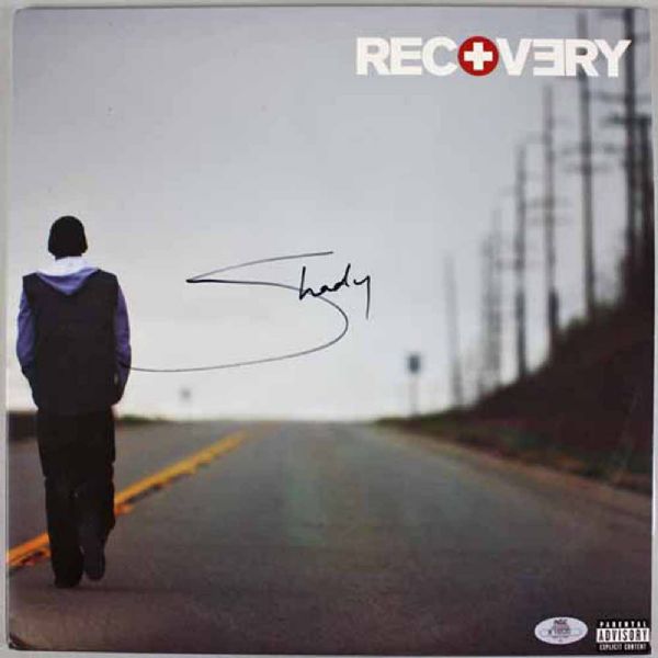 Eminem Signed Record Album: "Recovery"