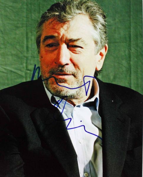 Robert De Niro Signed 8" x 10" Color Photo