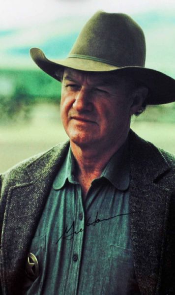 Gene Hackman Signed 11" x 17" Photo from "Unforgiven"