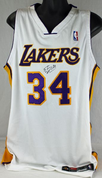 Shaquille ONeal Signed LA Lakers Pro Model Jersey