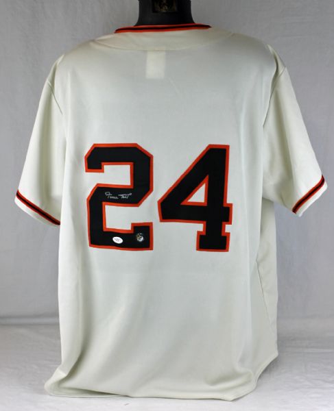 Willie Mays Signed San Francisco Giants Pro Model Jersey (Mays Hologram + JSA)