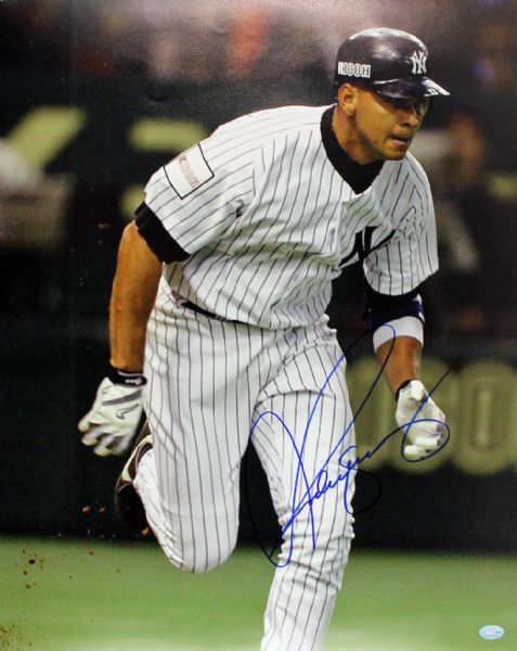 Alex Rodriguez Signed 16" x 20" Color Photo (Yankees)(A-Rod Hologram)