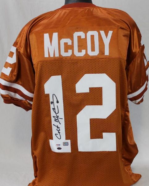 Colt McCoy Signed Texas College Model Jersey (GTSM & PSA/DNA)