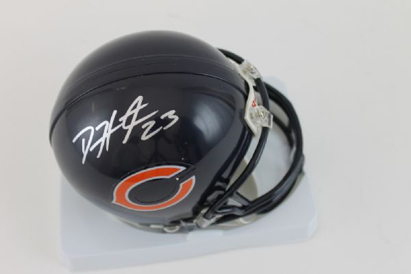 Devin Hester Signed Bears Mini Helmet