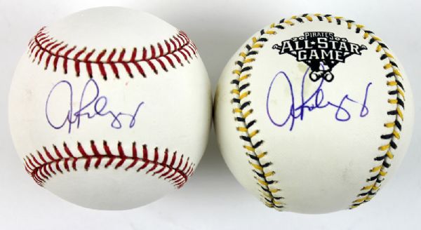 Alex Rodriguez Signed OML Baseball & 2006 All-Star Game Baseball