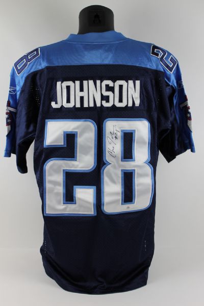 Chris Johnson Signed Titans Pro Model Jersey