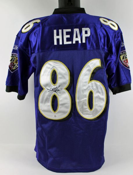 Todd Heap Signed Ravens Pro Model Jersey