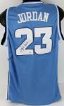 Michael Jordan Signed North Carolina College Jersey