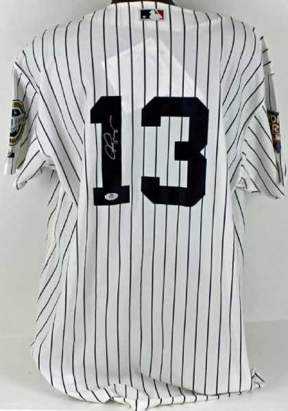 Alex Rodriguez Signed 2009 Yankees World Series Pro Model Jersey