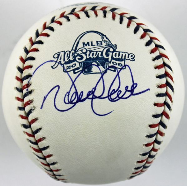 Derek Jeter Signed 2009 All-Star Game Commemorative OML Baseball