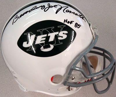 Joe Namath Signed Limited Edition Jets PROLINE Helmet with "Broadway" & "HOF 85" Inscriptions (UDA)