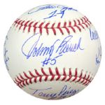 Big Red Machine Signed OML Baseball with 8 Sigs (PSA/DNA)