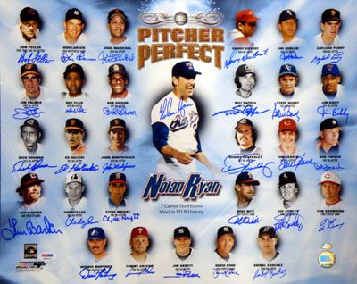 No Hit Pitchers Signed 16" x 20" Color Photo with 30 Signatures incl. Ryan, Seaver, Gibson, etc. (PSA/DNA)