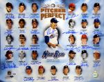 No Hit Pitchers Signed 16" x 20" Color Photo with 30 Signatures incl. Ryan, Seaver, Gibson, etc. (PSA/DNA)