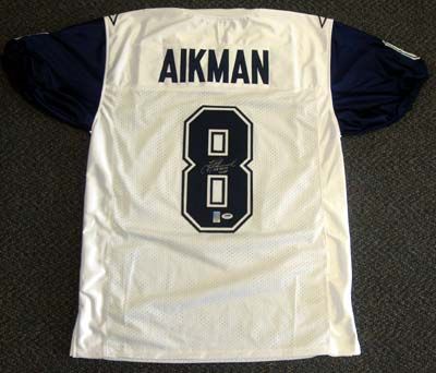 Troy Aikman Signed Cowboys Jersey with "SB XXVII MVP" Inscription (PSA/DNA)