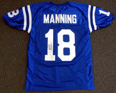 Peyton Manning Signed Colts Pro Style Jersey (JSA)