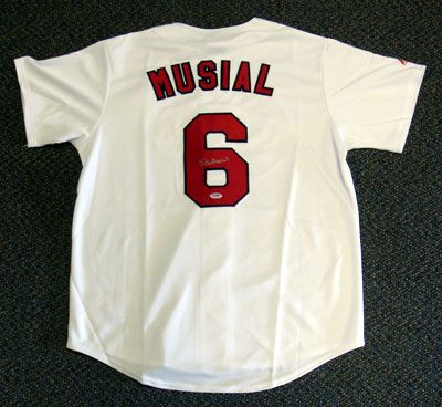 Stan Musial Signed St. Louis Cardinals Jersey (PSA/DNA)