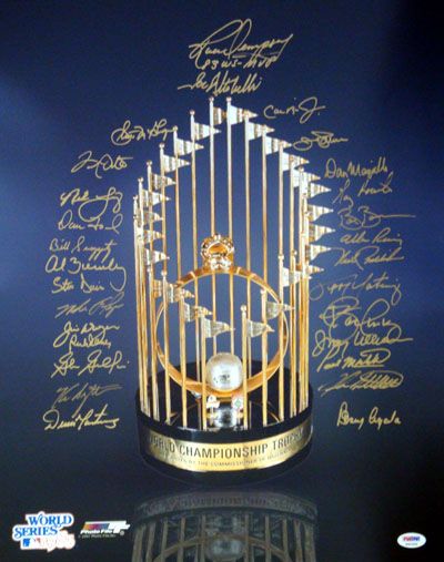 1983 Baltimore Orioles (World Champs) Team Signed 16" x 20" Color Photo (28 Sigs) with Murray, Ripken, Palmer, etc. (PSA/DNA)