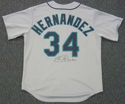 Felix Hernandez Signed Mariners Pro Model Jersey with "King Felix" Inscription (PSA/DNA)