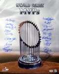 World Series MVPs Multi Signed 16x20 Photo with Rose, Glavine, Molitor, etc. (PSA/DNA)