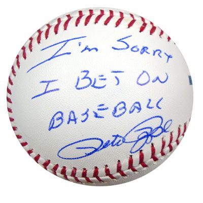 Pete Rose Signed OML Baseball with "Apology" Inscription (PSA/DNA)