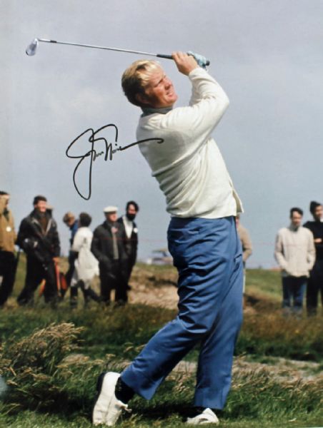 Jack Nicklaus Signed 11" x 14" Color Photo