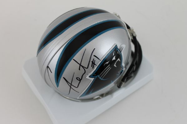 Cam Newton Signed Carolina Panthers Mini Helmet