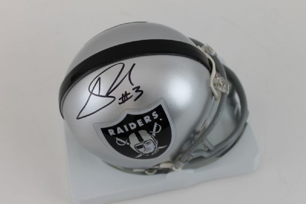 Carson Palmer Signed Oakland Raiders Mini Helmet