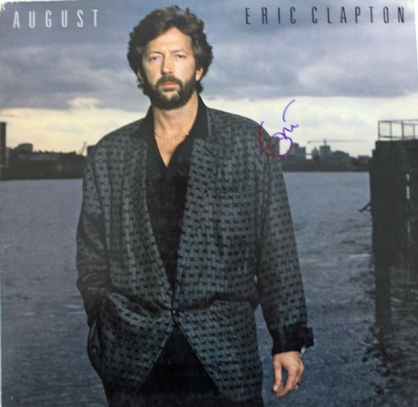 Eric Clapton Signed Record: "August"