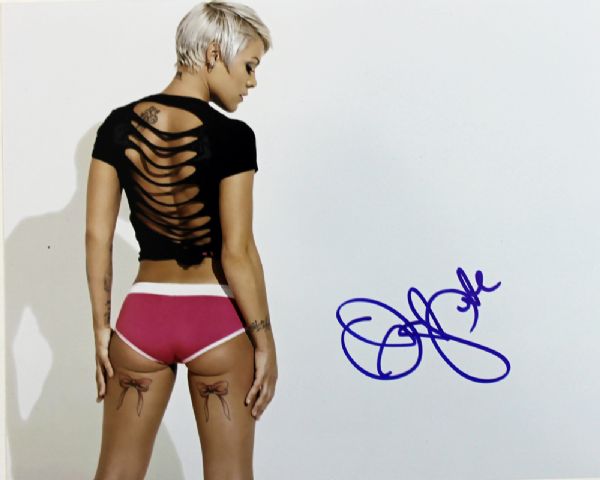 Pink Sexy Signed 8" x 10" Color Photo