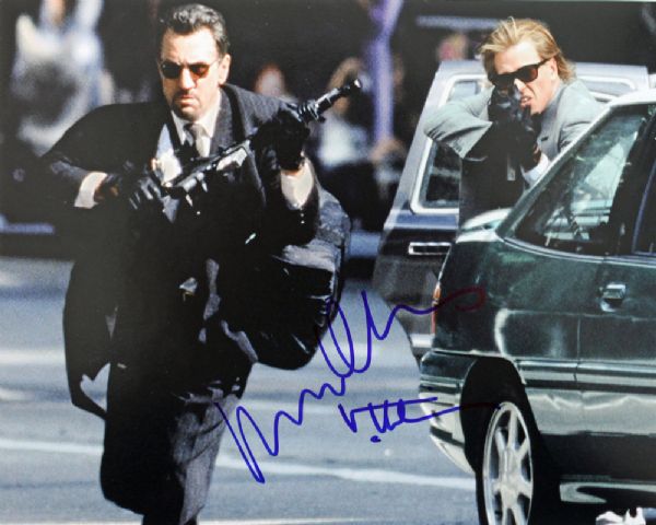 Robert De Niro & Val Kilmer Signed 8" x 10" Color Photo from "Heat"