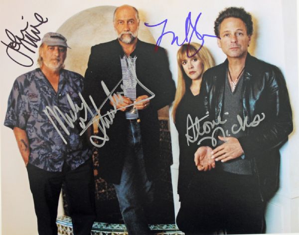 Fleetwood Mac Group Signed 8" x 10" Color Photo