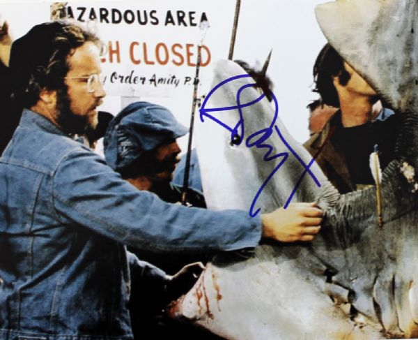 Richard Dreyfuss Signed 8" x 10" Color Photo from "Jaws"