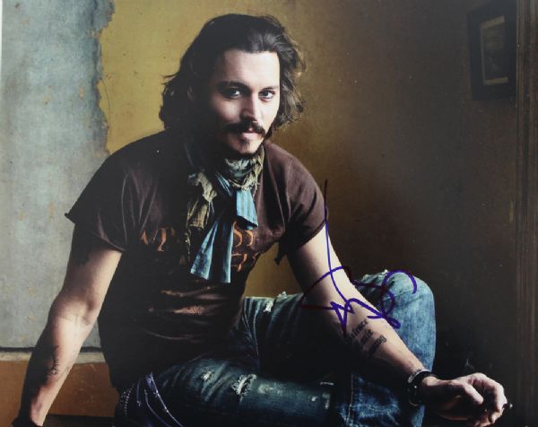 Johnny Depp Signed 8" x 10" Color Photo