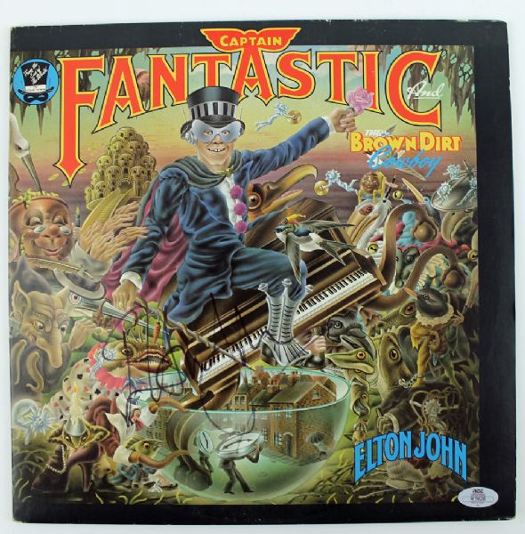 Elton John Signed "Captain Fantastic" Album