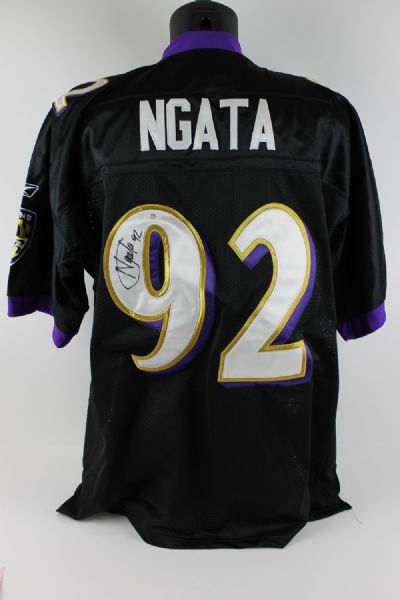 Heloti Ngata Signed Baltimore Ravens Pro Model Jersey